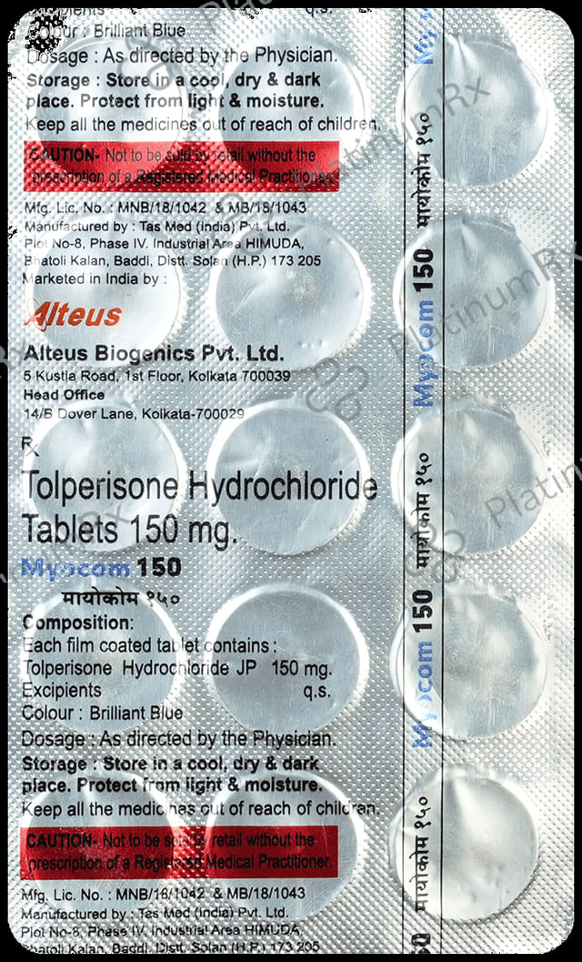 Myocom 150mg Tablet 15s