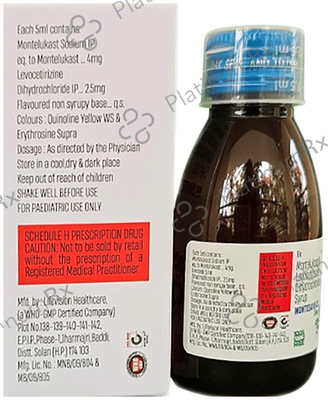 Montesave LC 2.5/4mg Syrup 60ml