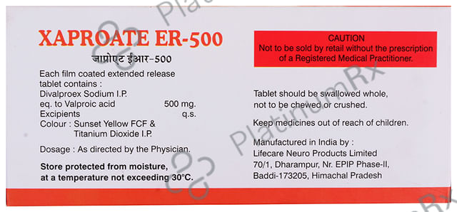 Xaproate ER 500 Tablet