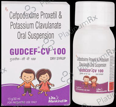 Gudcef CV 100/63.5mg Oral Suspension 30ml