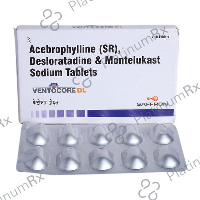 Ventocore 10 mg/5 mg/200 mg Tablet