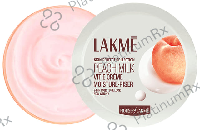 Lakme Peach Milk Soft Creme - Moisturises the Skin - For All Skin Types 200 gm