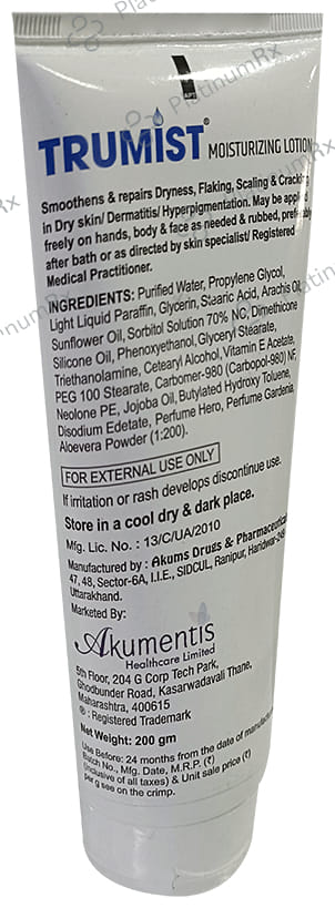 Trumist Moisturising Lotion All Skin Types