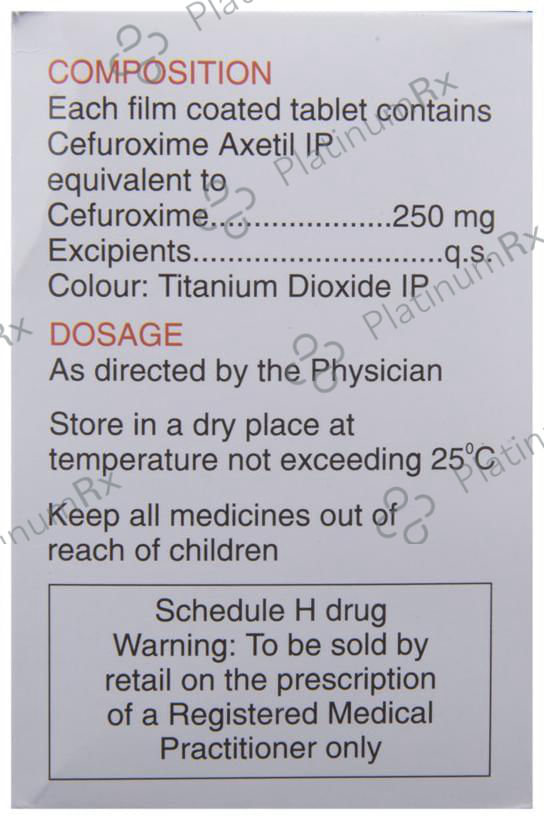 Zefu 250mg Tablet 10s