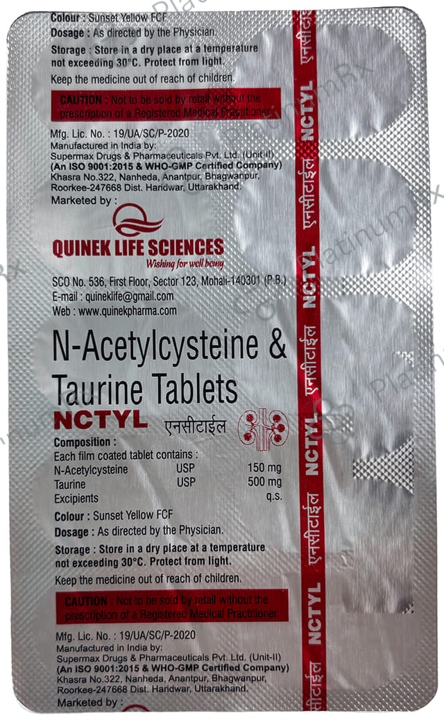 NCTYL 150/500mg Tablet 10s