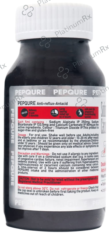 Pepqure Oral Suspension Paan and Mint flavour