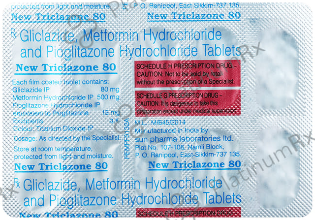 New Triclazone 80 Tablet 10s