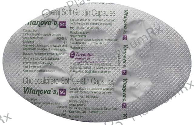 Vitanova D3 SG Capsule 4s