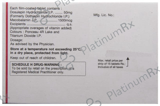 Prothiaden M 50mg/1500mcg Tablet 15s