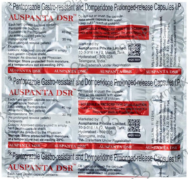 Auspanta D 30mg/40mg Capsule SR 15s
