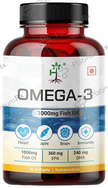 Humming Herbs Omega 3 1000mg Fish Oil Softgel Capsule