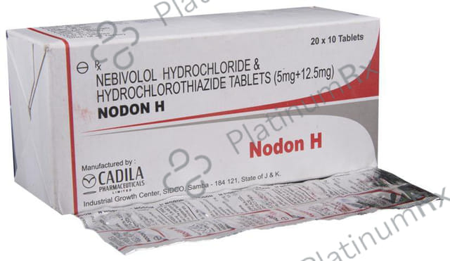 Nodon H 12.5/5mg Tablet 10s
