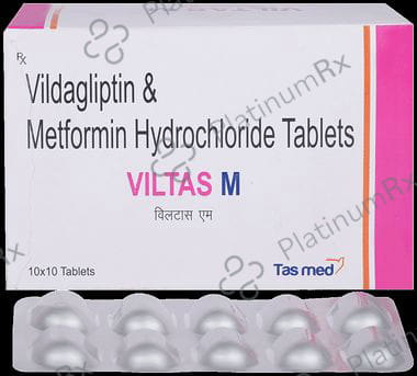 Viltas M 500mg/50mg Tablet 10 Tablet