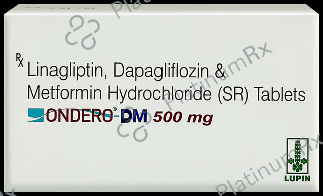 Ondero DM 5/10/1000mg Tablet 10s