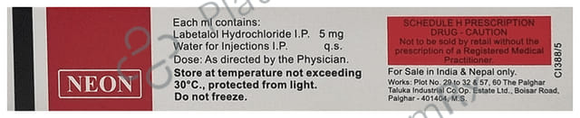 Lablol 20mg Injection 2X4ml