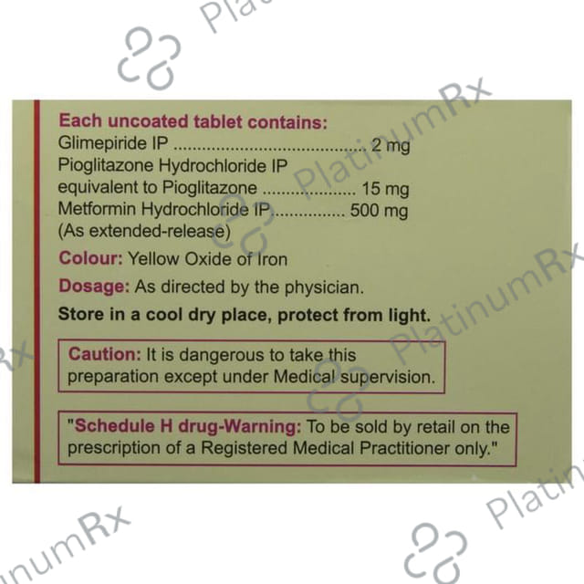 Triexer 2/500/15mg Tablet ER 10s