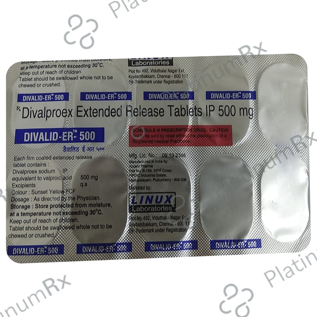 Divalid 500mg Tablet ER