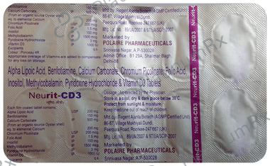 Neurit CD 3 Tablet 10s