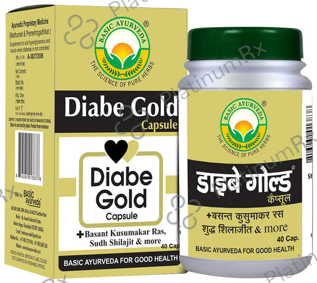 Basic Ayurveda Diabe Gold Capsule