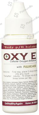 Get Healthy Again Oxy E Cellular Oxygen Enhancer