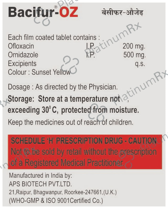 Bacifur-OZ Tablet