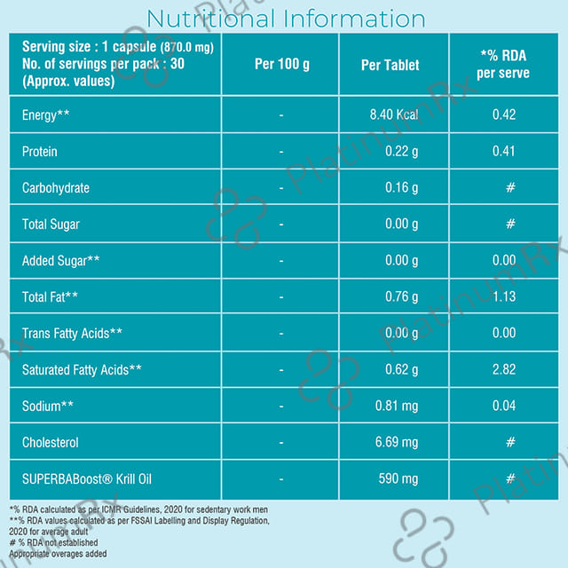 Healthyr U Antarctic Krill Oil Capsule 30s