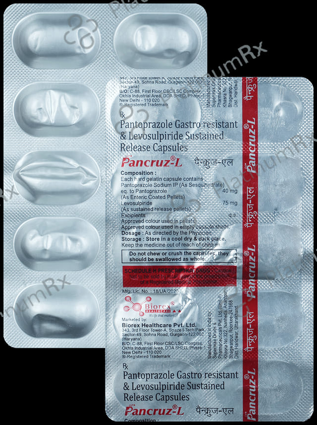 Pancruz L 75mg/40mg Capsule