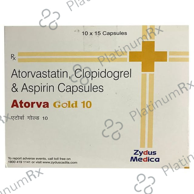 Atorva Gold 10/75/75mg Capsule 15s