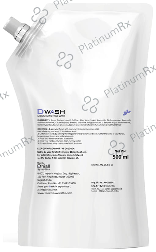 Ethicare Remedies D Wash Moisturizing Hand Wash