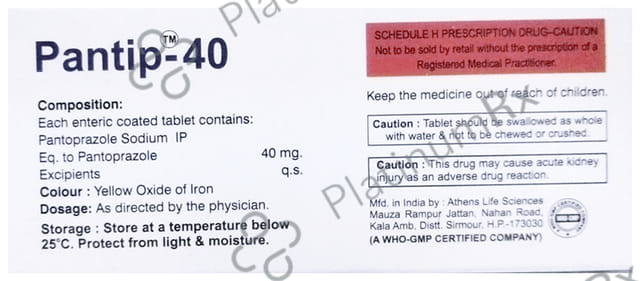 Pantip 40mg Tablet 10s