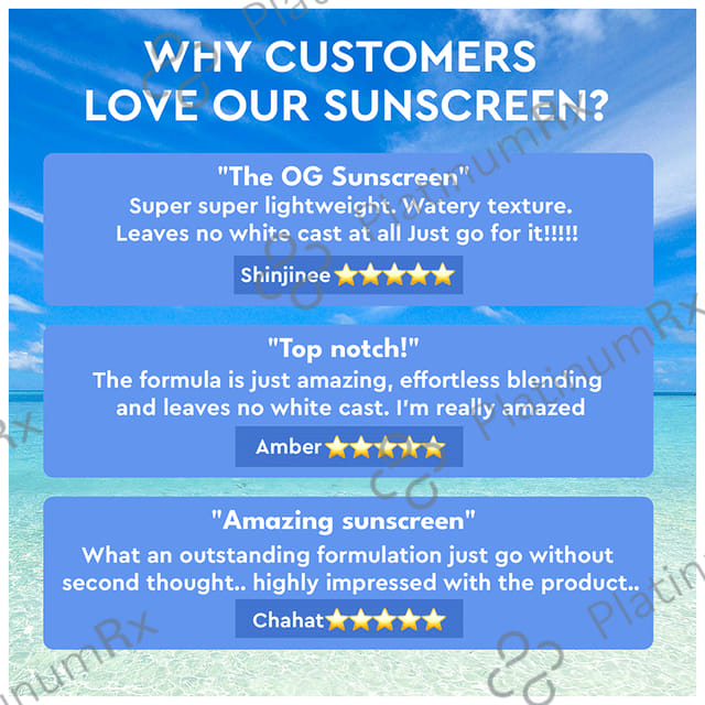 Happier Sun Days Ultralight Sunscreen Gel SPF 50 PA++++ Cream 50ml