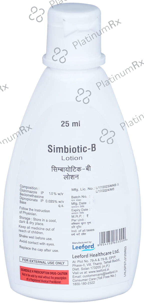 Simbiotic B Lotion 25ml