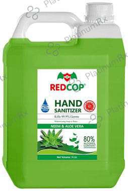 Redcop 80% Alcohol Content Hand Sanitizer Neem & Aloe Vera