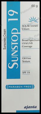 Sunstop 19 Sunscreen Cream 60gm