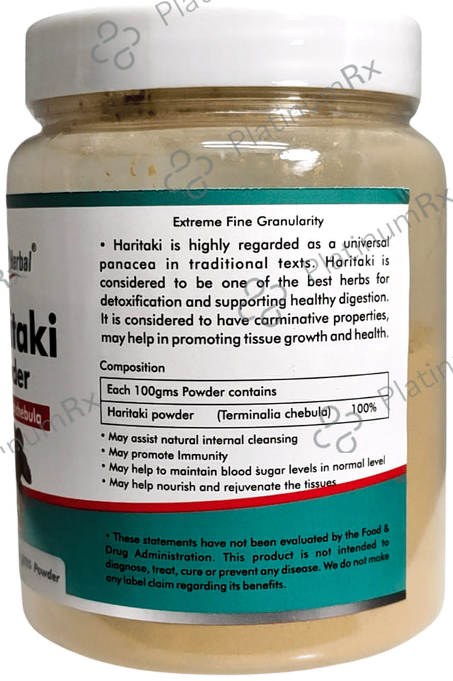 Way2Herbal Organic Haritaki Terminalia Chebula Powder