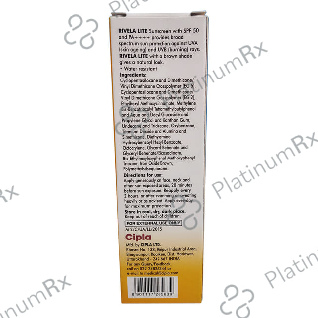 Rivela Lite Bronze Cream 40ml