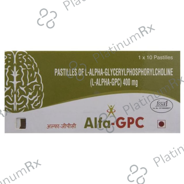 Alfa GPC 400mg Pastilles 10s