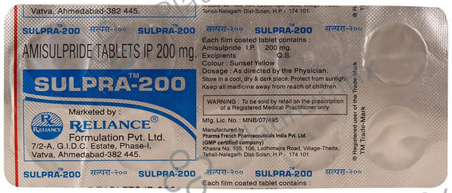 Sulpra 200mg Tablet 10s