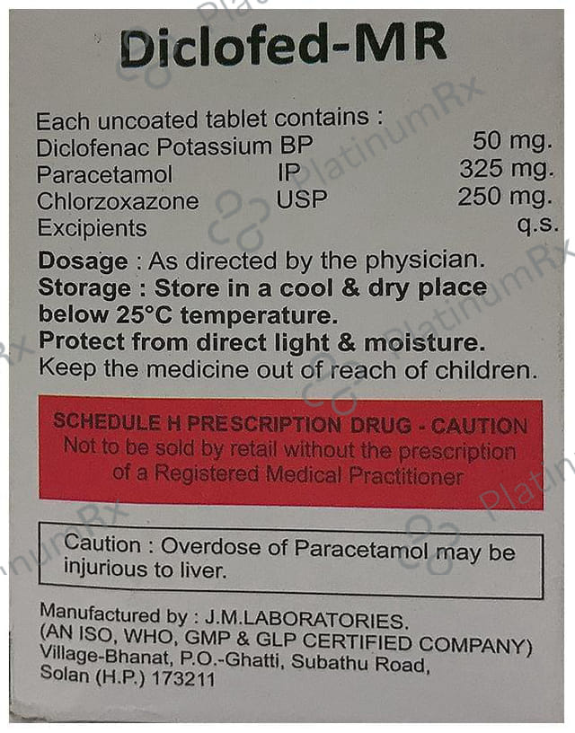 Diclofed MR Tablet 10s