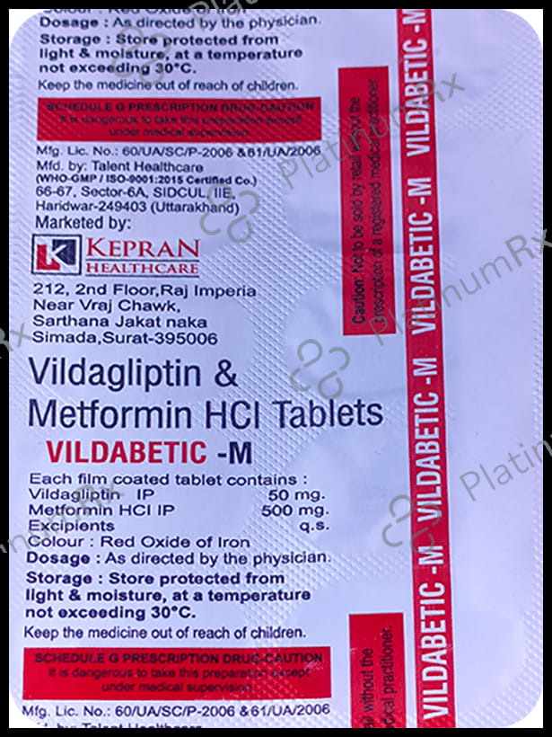 Vildabetic-M Tablet