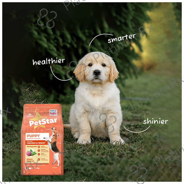 Petstar Puppy Dry Dog Food Chicken & Wheat 3 kg