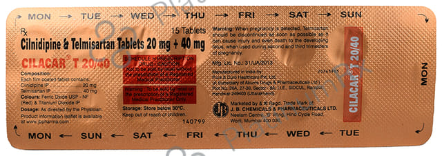 Cilacar T 20/40mg Tablet 15s