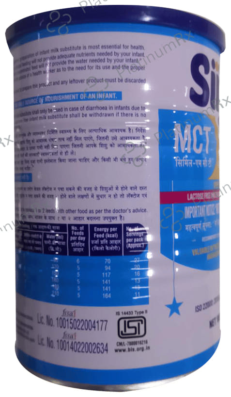 Simyl MCT Spray Intolerant Babies Powder 400gm