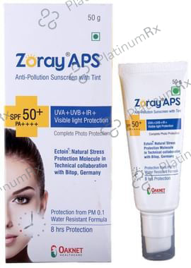 Zoray APS SPF 50+ Sunscreen Gel 50gm