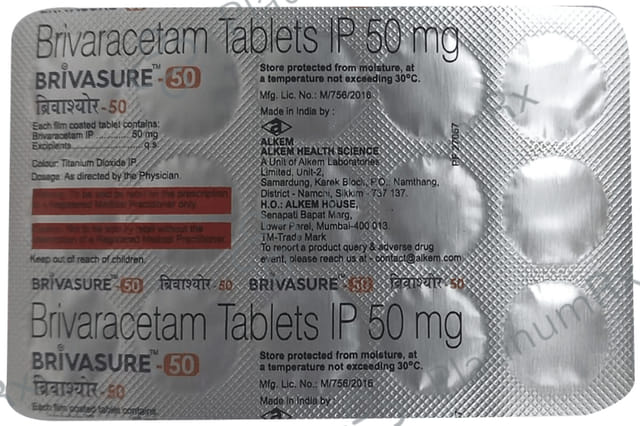 Brivasure 50mg Tablet 15s