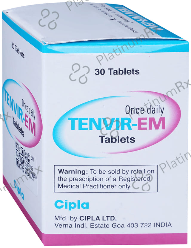 Tenvir EM 200/300mg Tablet 30s