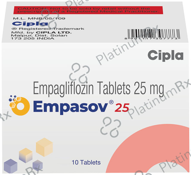 Empasov 25mg Tablet 10s