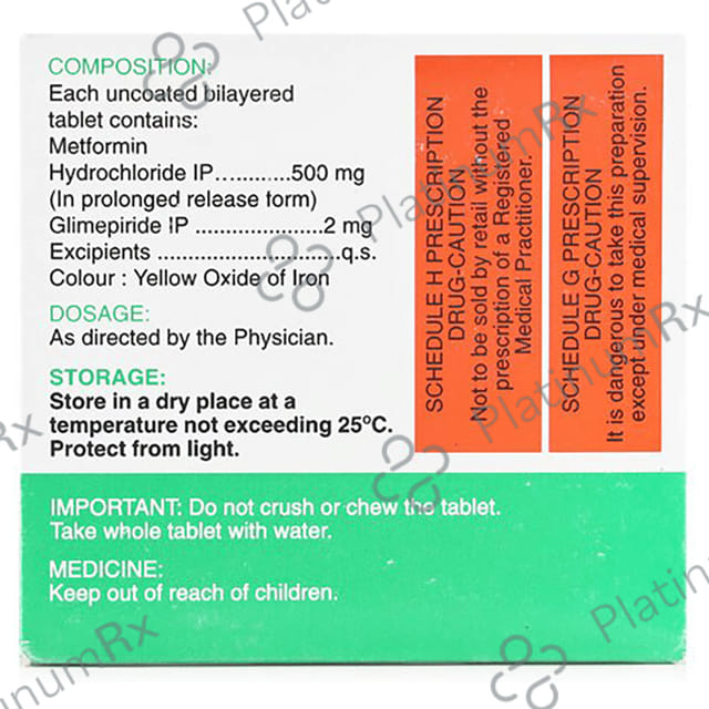 Ziglim M 2/500mg Tablet PR 10s