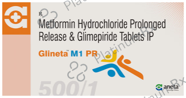 Glineta M 1 PR Tablet 10s