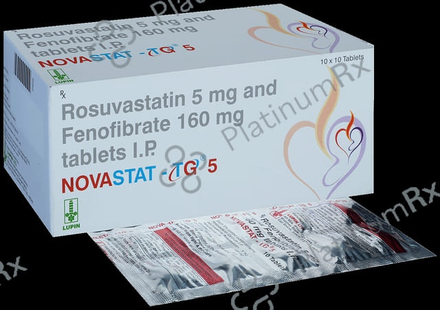 Novastat TG 160/5mg Tablet 10s